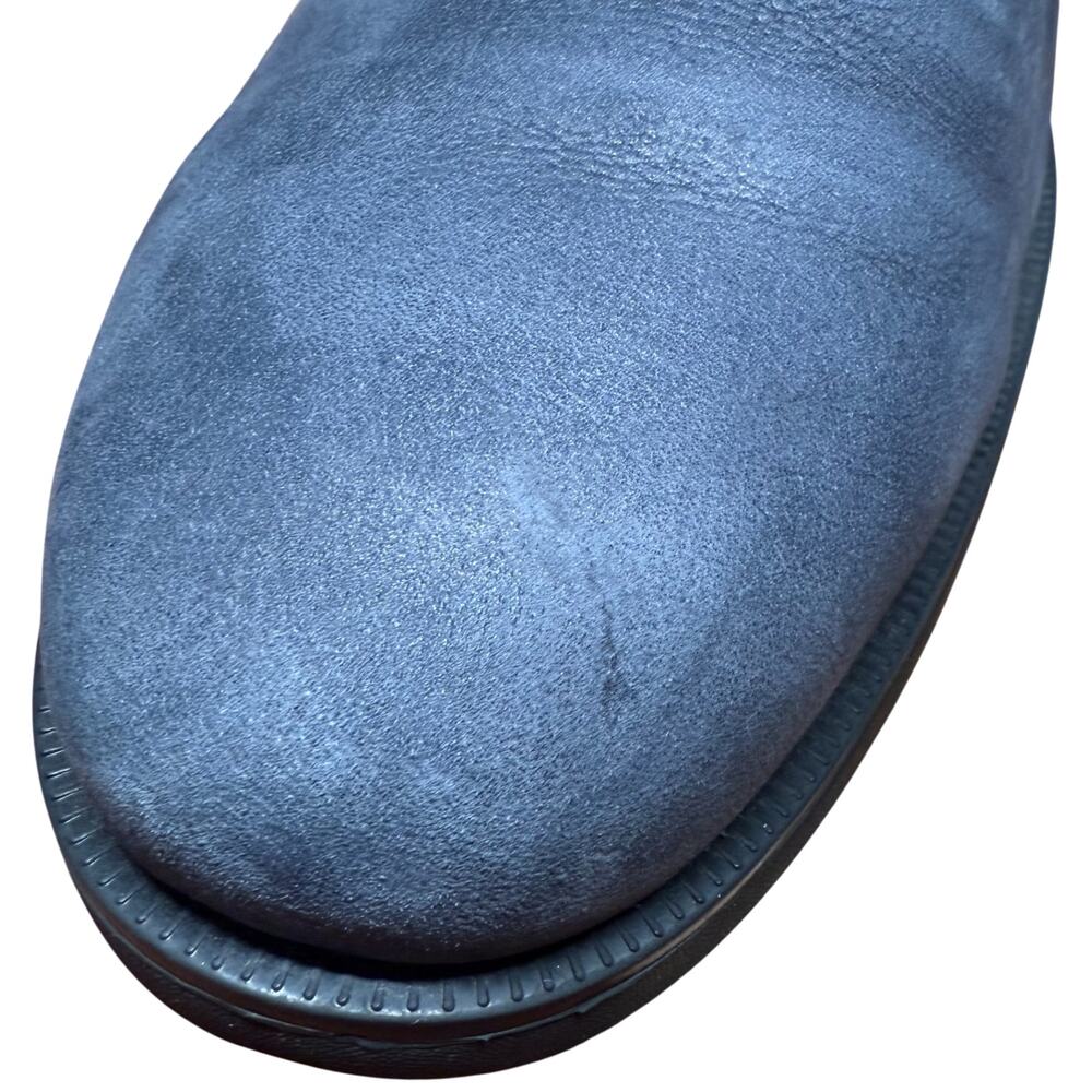 JOHNSTON & MURPHY XC4 Elkins Plain Toe Men's 10M Dual Width Navy Suede Shoes - Picture 9 of 13